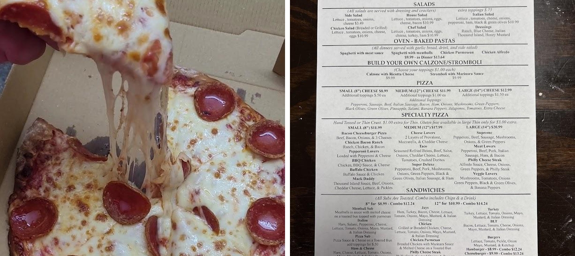 Small city pizza & subs