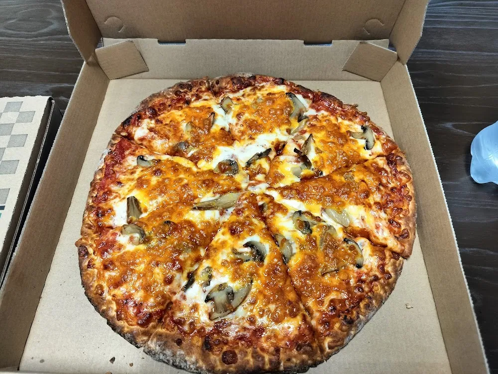 Cheese Lovers Pizza with Mushrooms